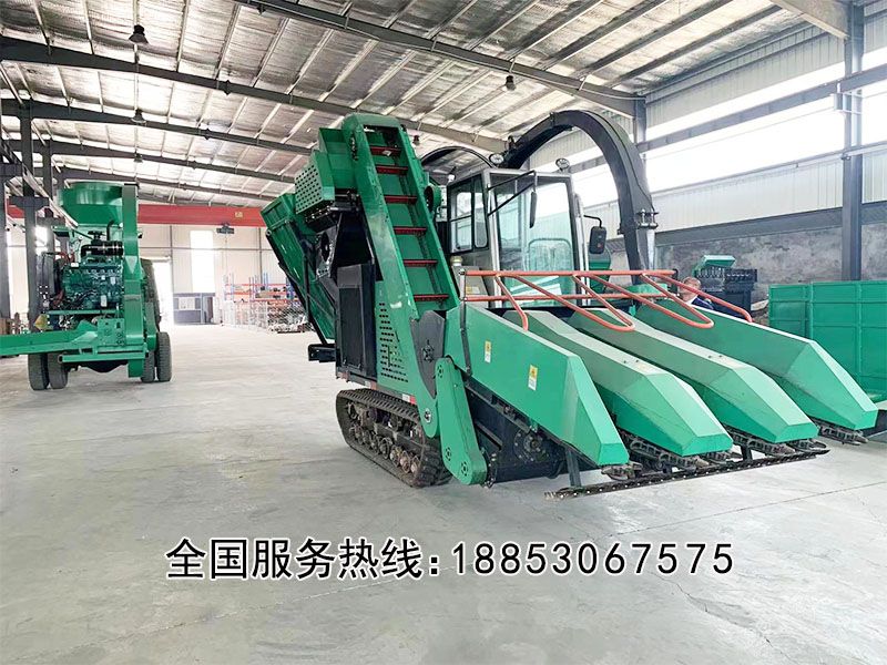履带玉米茎穗兼收机
